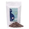 Mommee Coffee Half Caf Low Acid Whole Organic Coffee Beans - 100% Arabica Organic Half Caff Coffee Beans with Smooth Caramel Flavor - Natural Process