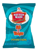 Better Made Special Potato Chips (Salt & Vinegar) - 50 Pack - 50 x 1 oz. Bags - Crunchy, Individual Snacks Made from Fresh Potatoes - Family Owned