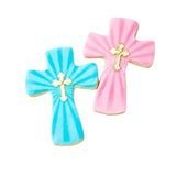 ½ Dz. Sunburst Cross Cookies! God’s Blessings are Plentiful! Baptismal, Communion, Confirmation Favors or Gift!