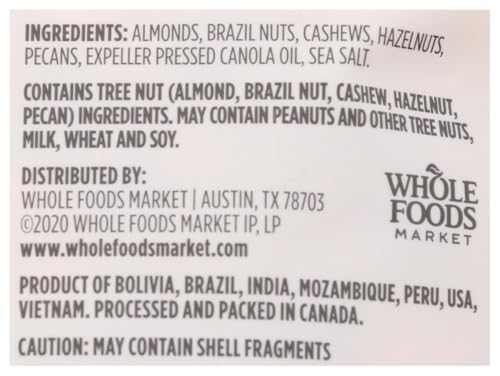 365 by Whole Foods Market, Roasted Salted Deluxe Mixed Nuts, 16 Ounce