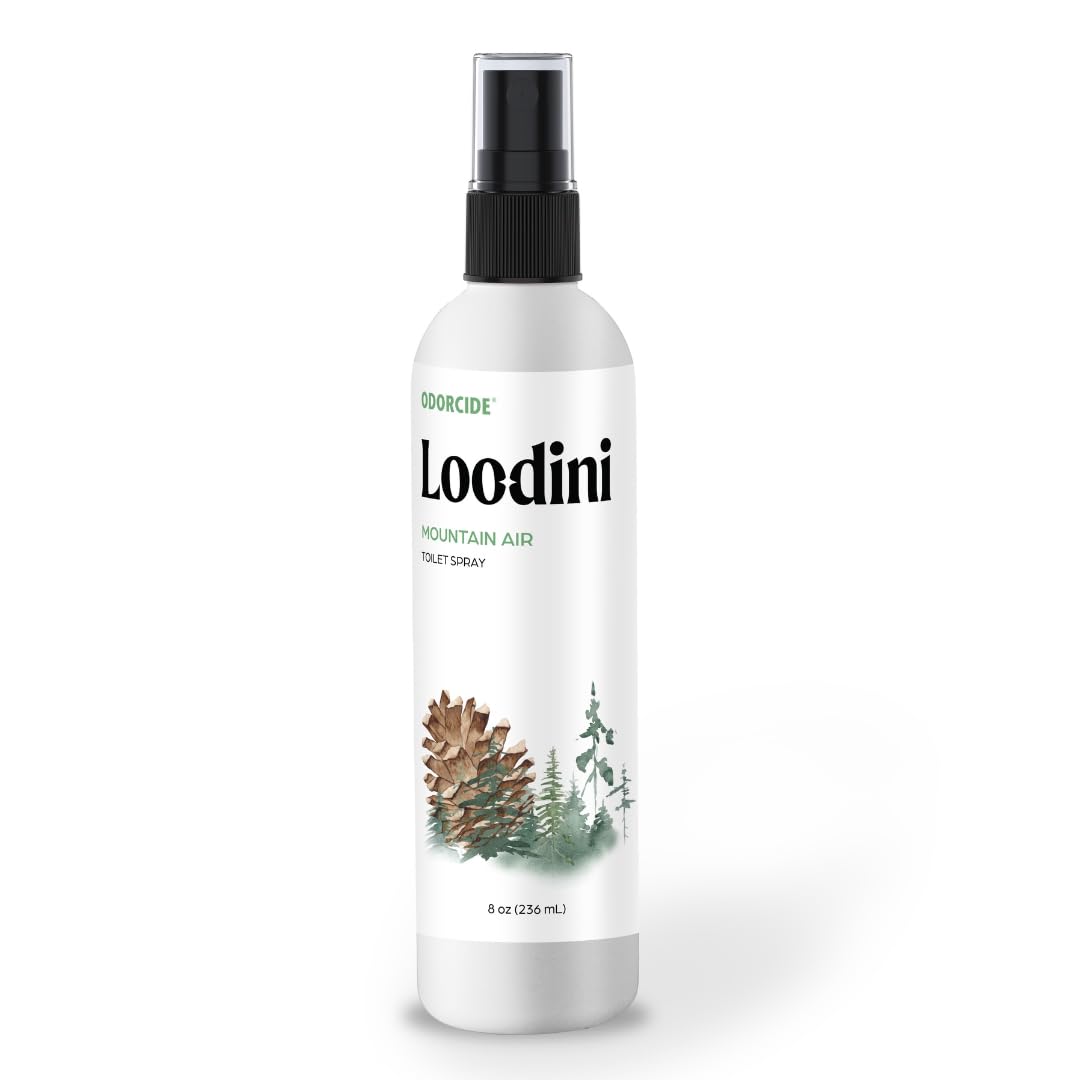 Odorcide Loo-Dini Mountain Air 8oz Toilet & Bathroom Spray - Odor Eliminator