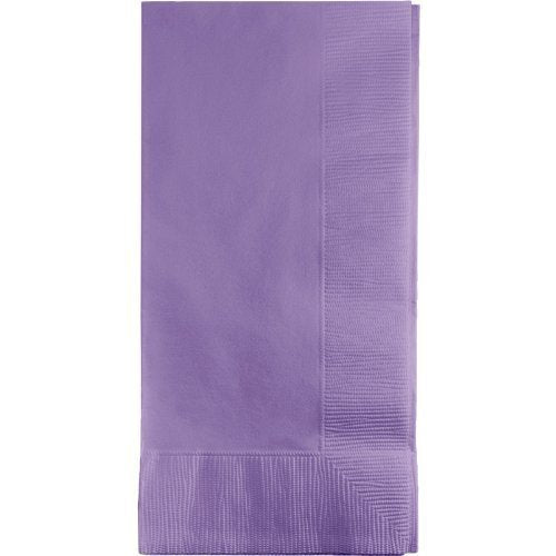 Creative Converting Cov 67193B Napkin Dinner 2Ply Laven Der 1/8 Fold (12/50) COV 67193B