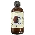 OliveNation Coconut Flavor Fountain, Low Sugar Water Soluble Tropical Beverage Flavoring for Ice Cream, Smoothies, Non-GMO, Gluten Free, Kosher, Vegan