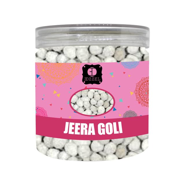 EDZZEL Natural Jeera Goli And Mango Slice 3.52 OZ (100 gm) | PACK OF 2 Combo