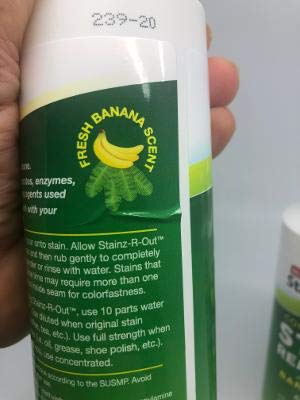 Ultra Stainz R Out 16 oz Concentrated Stain Remover - Original Banana Oil Formula, from The Inventor.