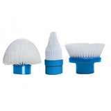 As Seen On Tv Replacement Brushes for Turbo Scrub Pro Power Electric Spin Scrubber Corner Brush Kit
