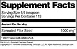 Sprouted Flax Seed Powder (4 oz, ZIN: 520149)