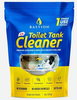 Bastion Toilet Tank Cleaner, Single Use 8oz (227g) Packet (*Not For Toilet Bowl*) Removes Rust, Calcium Deposits, Mineral Build Up, & Hard Water