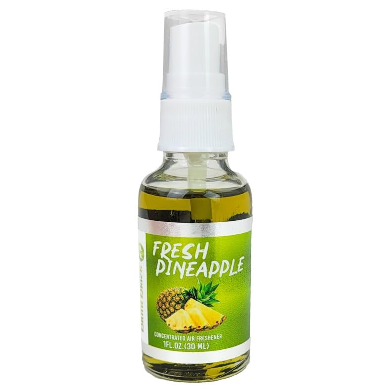 Blunt Black Concentrated Air Freshener Spray 1 oz. Glass Bottle - Fresh Pineapple Scent 3-Pack