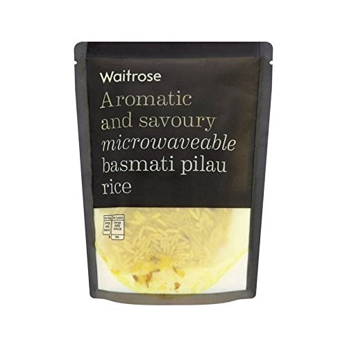 Pilau Microwaveable Rice Waitrose 250g