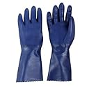 Spontex Neoprene Gloves Blue Neoprene Coating, Cotton Knit Lining Large Boxed