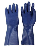 Spontex Neoprene Gloves Blue Neoprene Coating, Cotton Knit Lining Large Boxed