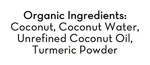 NUCO Organic Coconut Wraps, Turmeric - Gluten Free, Low Carb, Vegan, 5 Ct