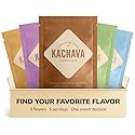 Ka’Chava All-In-One Nutrition Shake Blend, 5 Flavor Sample Pack, 5 Servings, 85+ Superfoods & Nutrients, Meal Replacement, Greens Plant-Based