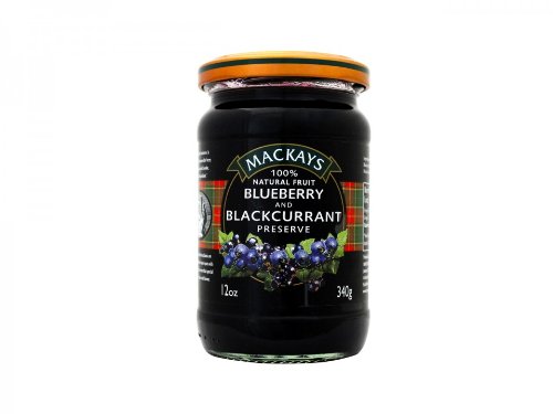 Mackay's Preserve, Blackcurrant and Blueberry, 12 Ounce