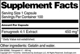 Fenugreek 4:1-450 mg (100 Capsules, ZIN: 520082) - 3 Pack