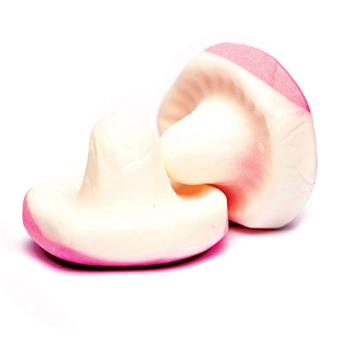 Malaco, Strawberry Marshmallow Mushroom - Firm Texture (Skumkantareller) (1.500 Lbs)