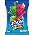Jolly Rancher, Ropes Watermelon and Green Apple Flavored Candy Bag, 6 Ounce