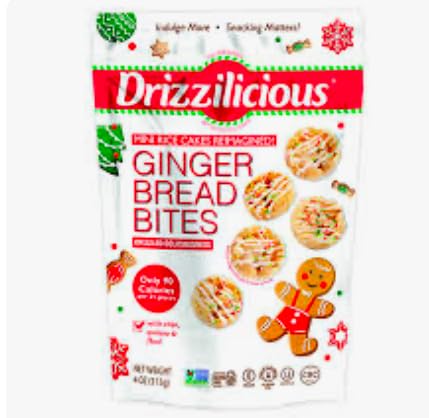 Gingerbread Bites Mini Rice Cakes