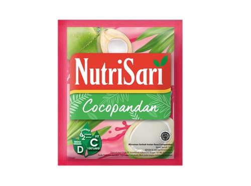 NutriSari Cocopandan Instant Drink Powder 10-ct, 110 gram (pack of 2)