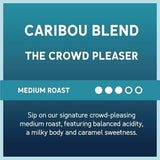 Caribou Coffee, Medium Roast Ground Coffee, 100% Arabica Coffee - Caribou Blend 20 Ounce Bag
