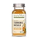 Banyan Botanicals Turmeric Masala Spice Mix - Organic Ayurvedic Spice Blend - Warming & Savory Cooking Spices with Organic Turmeric Powder - 2.6 oz