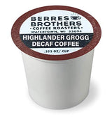 Berres Brothers Highlander Grogg Decaf Coffee 72 Loose Count Pods Compatible with Keurig K Cups Medium Roast