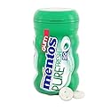 Mentos Pure Fresh Sugar-Free Chewing Gum with Xylitol, Spearmint, 90% Recyclable Curvy Bottle, 50 Pieces per Bottle (Pack of 1)