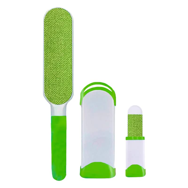 Home Innovations Pet Hair Lint Brush Set W/Self Cleaning Base Material