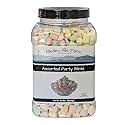 Assorted Party Mints By Medley Hills Farm in Reusable Container 1.5 lbs. - Great wedding mints for guests, baby shower or birthday party - Product