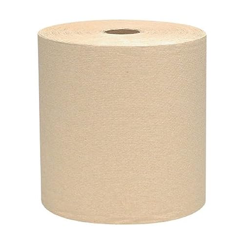 Scott 04142 Hard Roll Towels, 1.5-Inch Core, 8 x 800ft, Natural, 12 Rolls/Carton