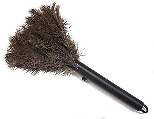 Alta Dusting Products 12-Pack - Retractable Feather Duster-Genuine Ostrich Feathers with Metal-Wire Binding