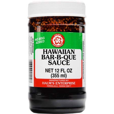 (Pack of 3) Halms Hawaiian Bar-B-Que Sauce 12 oz.