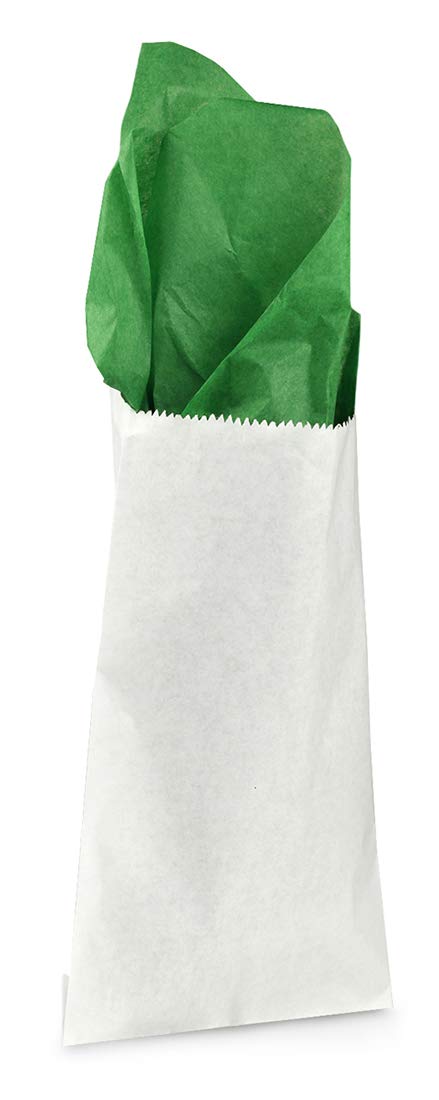 Hygloss Pinch Bottom Paper Bags 8.5"X11" 50/Pkg - White