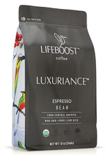 Lifeboost Organic Espresso Whole Bean Coffee - Low Acid Espresso Coffee, Non-GMO, USDA Organic, Single Origin, Third-Party Tested for Mycotoxins