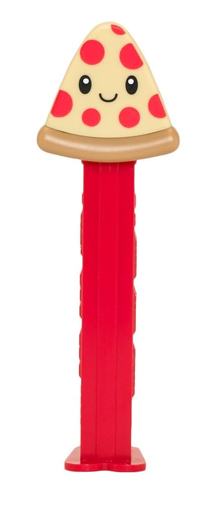 PEZ Pizza And Burger Candy Dispenser Set - Pizza And Hamburger PEZ Dispensers | PEZ Candy Dispensers with Candy Refills | Pizza, Cheeseburger Party