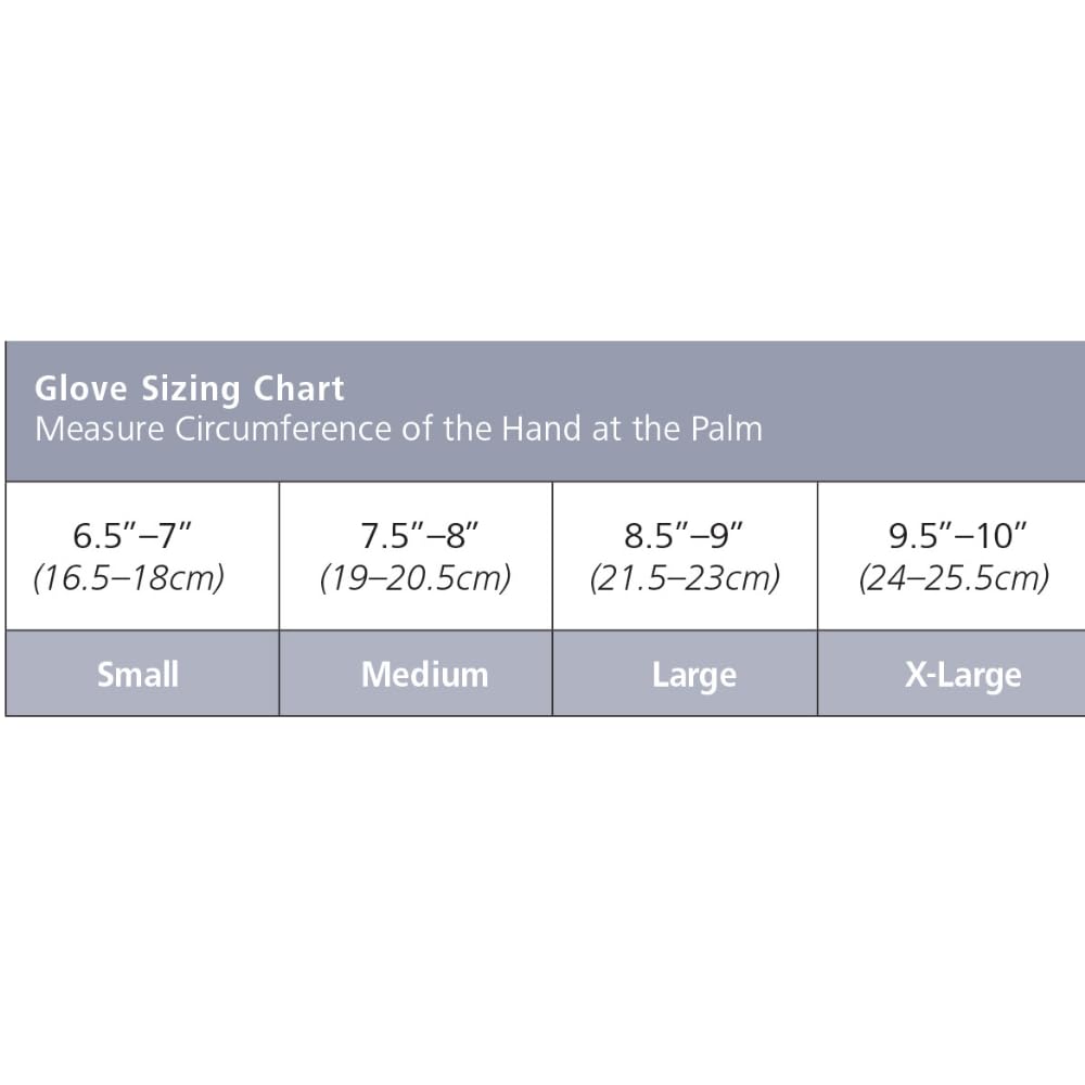 Sigvaris Accessories 592RPRX Latex-Free Unisex Donning Gloves for Practical & Protective Application of Compression Stockings, Socks, Hosiery, 1 Pair