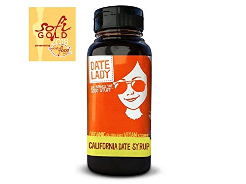 Organic Pure Date Syrup, made in California (12 oz BPA-Free, 2 bottles)