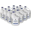 (12 Gallon) - Liquid Chlorine Bleach, for Laundry, Household and Commercial Cleaning, Multipurpose Cleaner, 1 Gallon Jugs. Ready to Use. (12 Gallons)