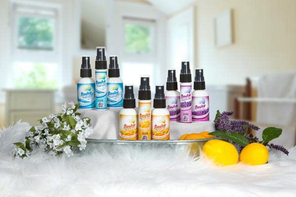 Flushie Pre-Toilet Sprays for Poop Travel Size Toiletries Bathroom Spray for Poop Spray for Toilet Deodorizer Traveling Essentials Poop deodorizer