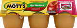 Mott's Cinnamon Applesauce, 4 oz cups, 6 count