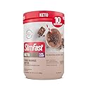 SlimFast Keto Meal Replacement Shake, Fudge Brownie Batter, Low Carb Keto Protein Powder with Collagen & Whey, No Sugar Added, Gluten Free, Weight
