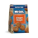 Mi-Del Gluten Free Ginger Snaps - Non GMO Certified, 0g Trans Fat Swedish Ginger Snaps Cookies Old Fashioned (Pack of 1)