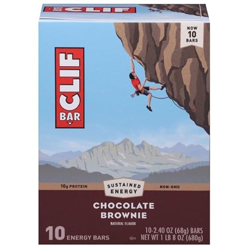 Cliff Bar, Energy Bars Chocolate Brownie, 102.4 Ounce