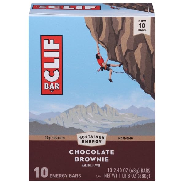 Cliff Bar, Energy Bars Chocolate Brownie, 102.4 Ounce