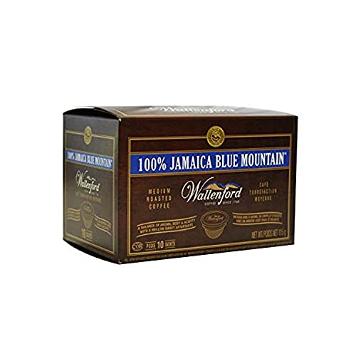 Wallenford Jamaica Blue Mountain K Cups Coffee Pods for Kcup Brewer System (24 Count)