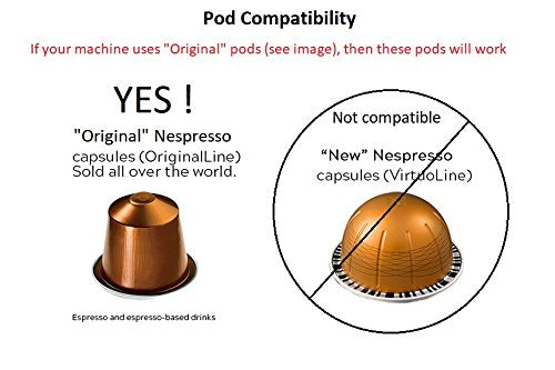 Nespresso Original Line Compatible Capsules Hot Chocolate Hot Cocoa Pods - Smooth & Creamy - 30 Pod Package