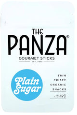The Panza Sugar Plain Gourmet Cookie Snack Thin & Crispy | Organic, Non-GMO, 100% Natural Ingredients | Mini Pouch 0.7 oz