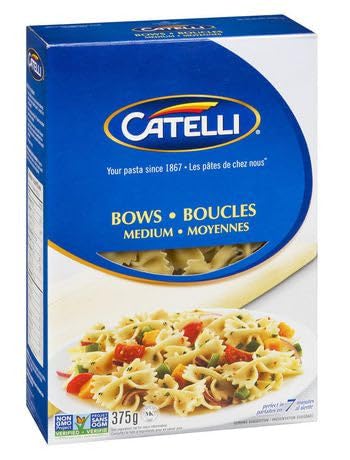 Catelli Medium Bows Pasta, 375g/13.2 oz