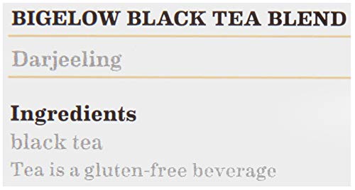 Bigelow Darjeeling Blend Tea 28-Count Boxes (Pack of 6) Full Caffeine Premium Black Tea Bold and Antioxidant-Rich Full Caffeine Black Tea in